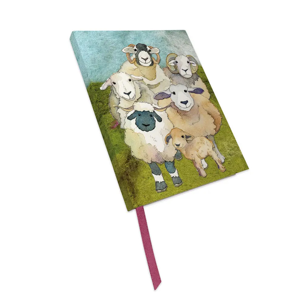 Felted Sheep Bound Notebook