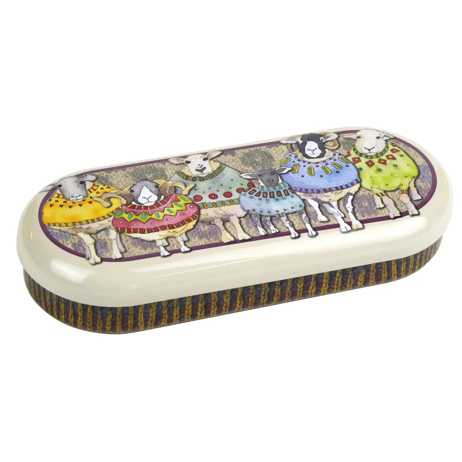 Sheep in Sweaters Glasses Case