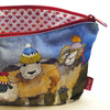Happy Sheep Zipped Pouch