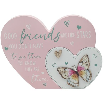 "Friends" Heart Plaque