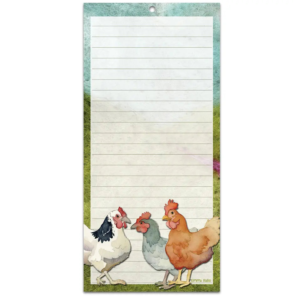 Felted Chickens Magnetic Pad
